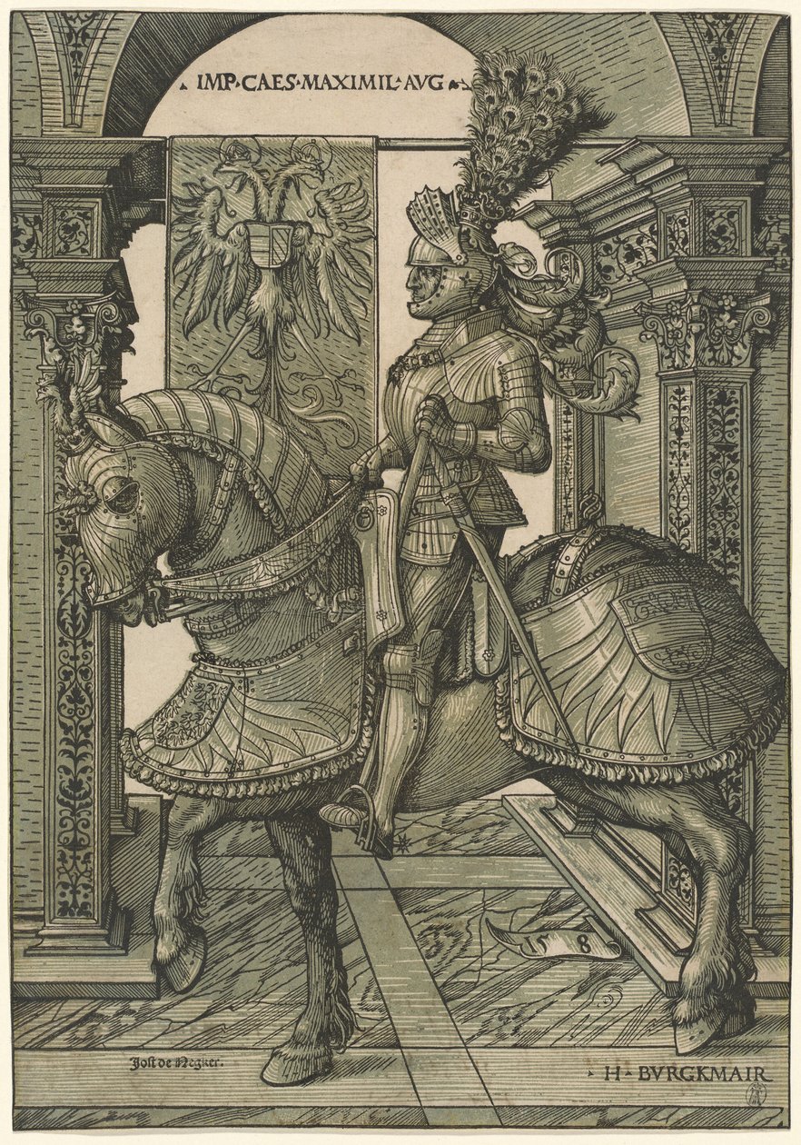 Keizer Maximiliaan I door Hans Burgkmair I