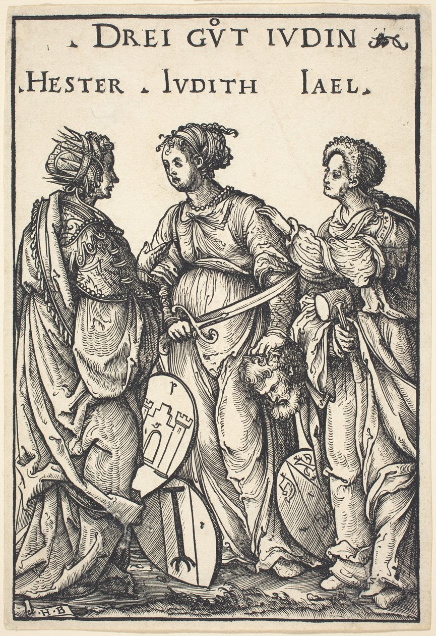 Hester, Judith en Jael door Hans Burgkmair I