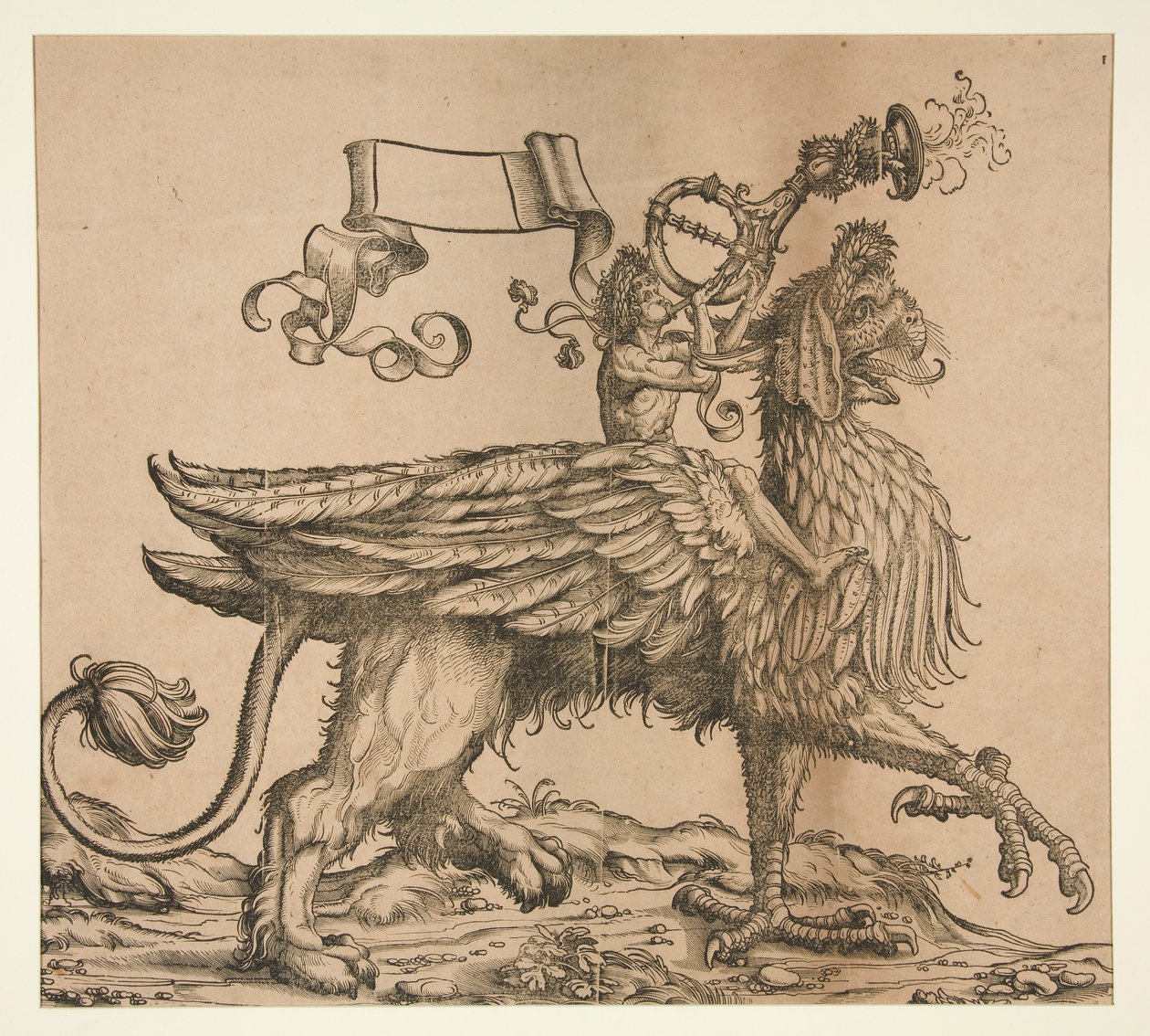 Herald (Aankondiger van de Triomf) door Hans Burgkmair the Elder