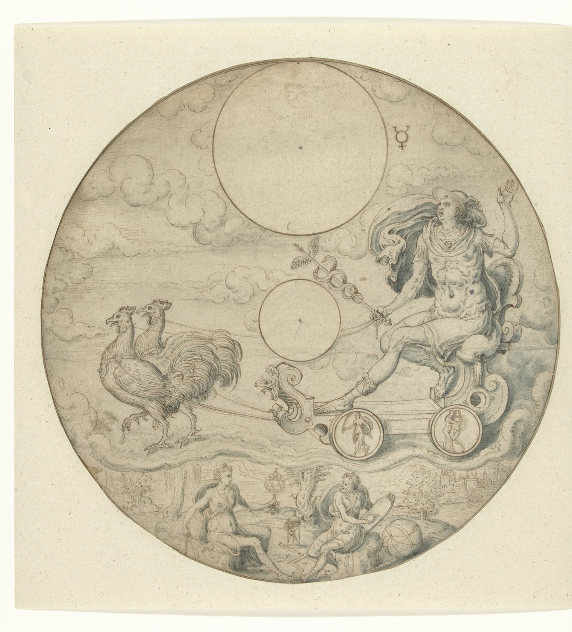 Planeet Mercurius door Hans Collaert (I)