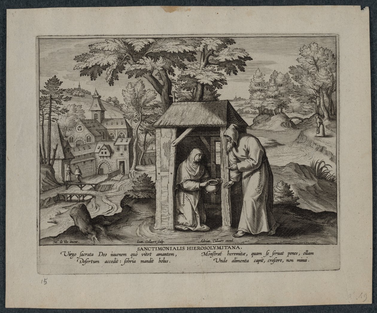 Heilige Hiëronymus door Hans Collaert