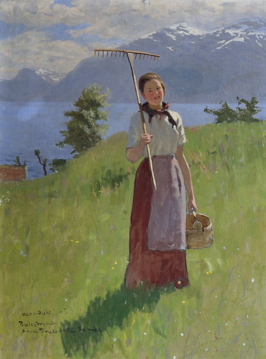 Anne Trulsdatter Sande, Balestrand door Hans Dahl