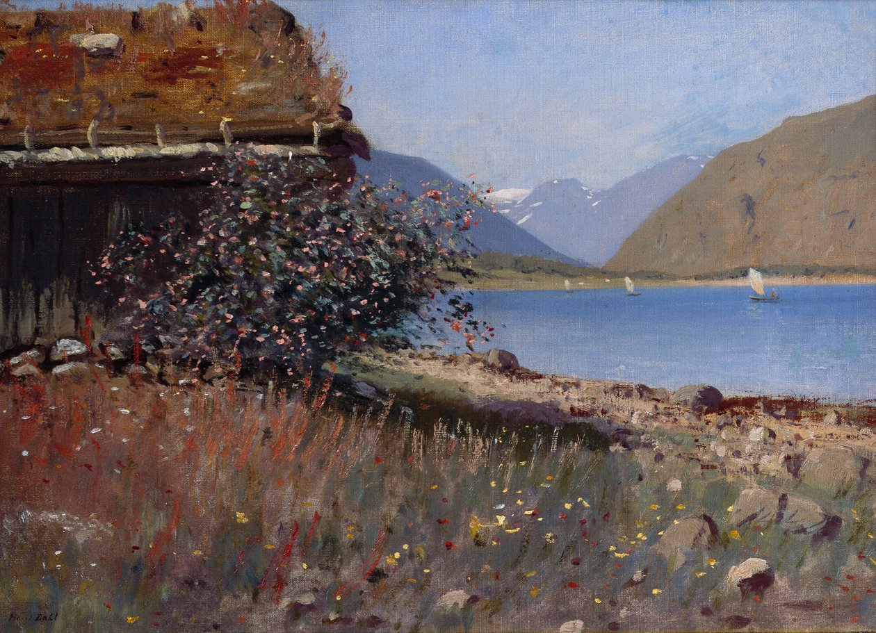 Vanuit Balestrand door Hans Dahl