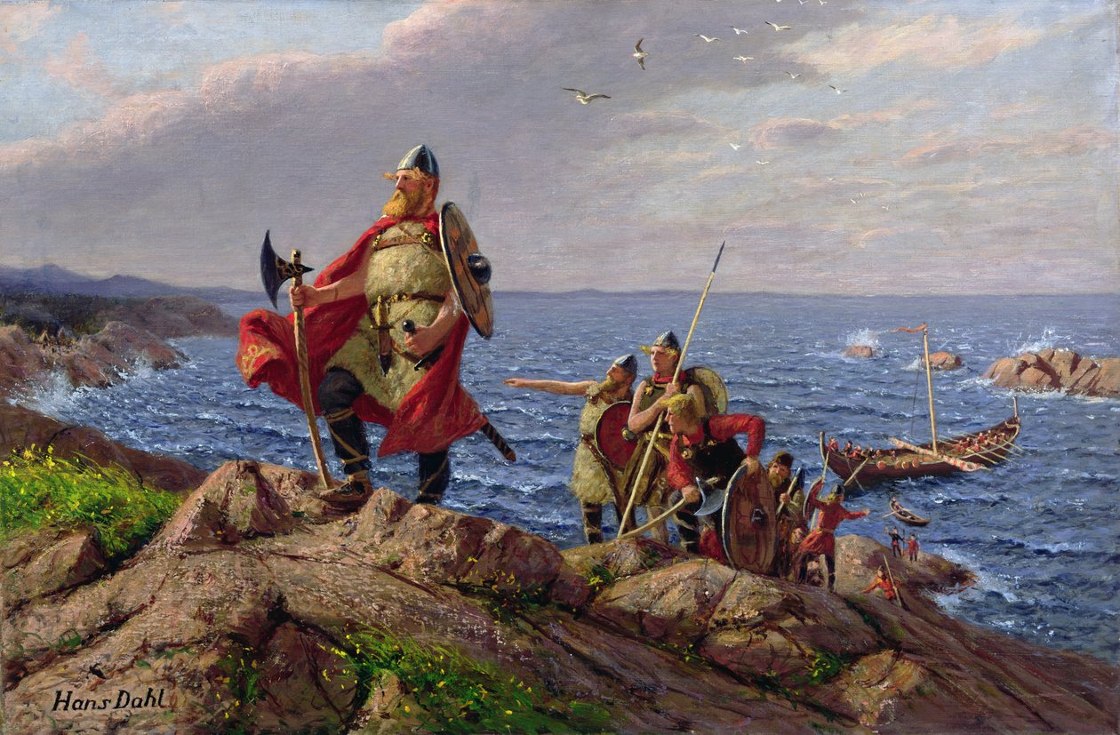 Leif Eriksson ontdekt Amerika door Hans Dahl