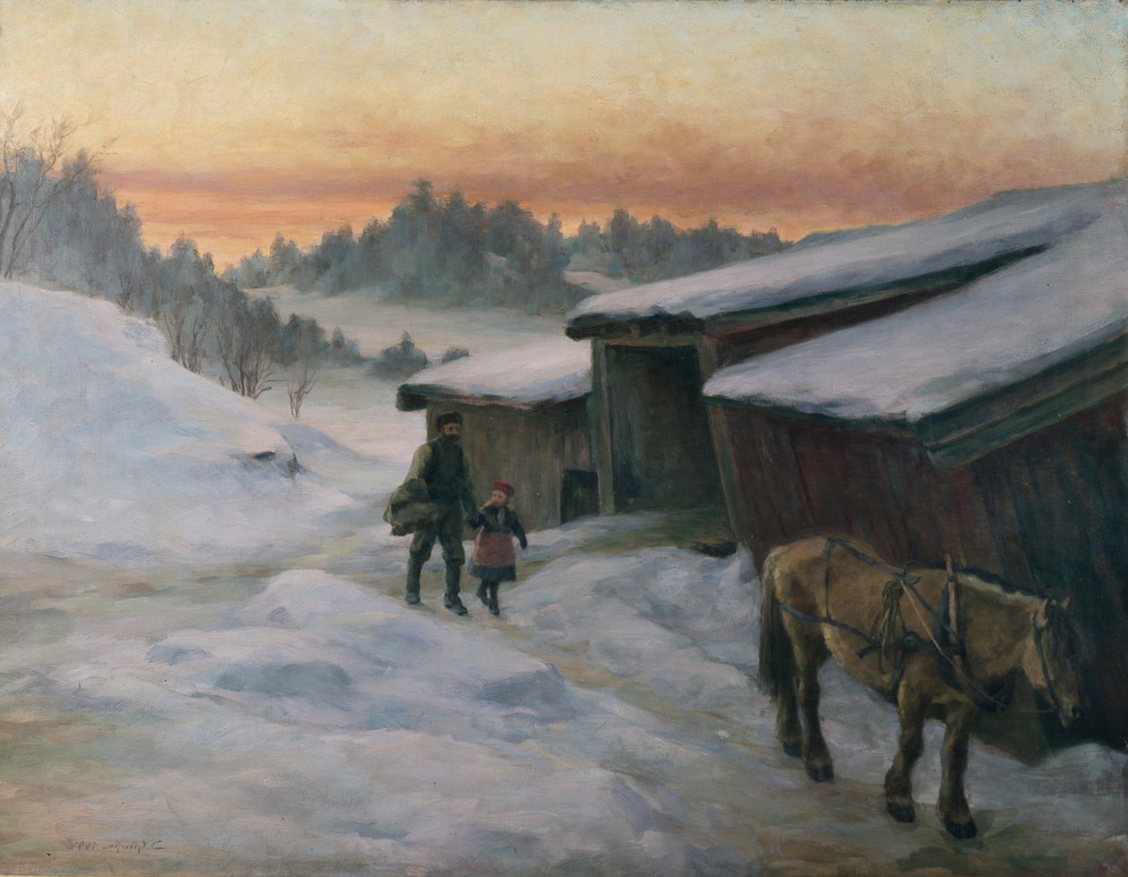 Van Sandviken door Hans Gude