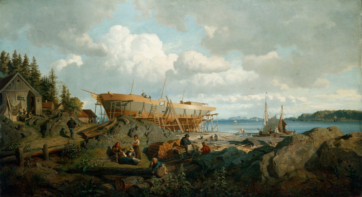 Landschap door Hans Gude