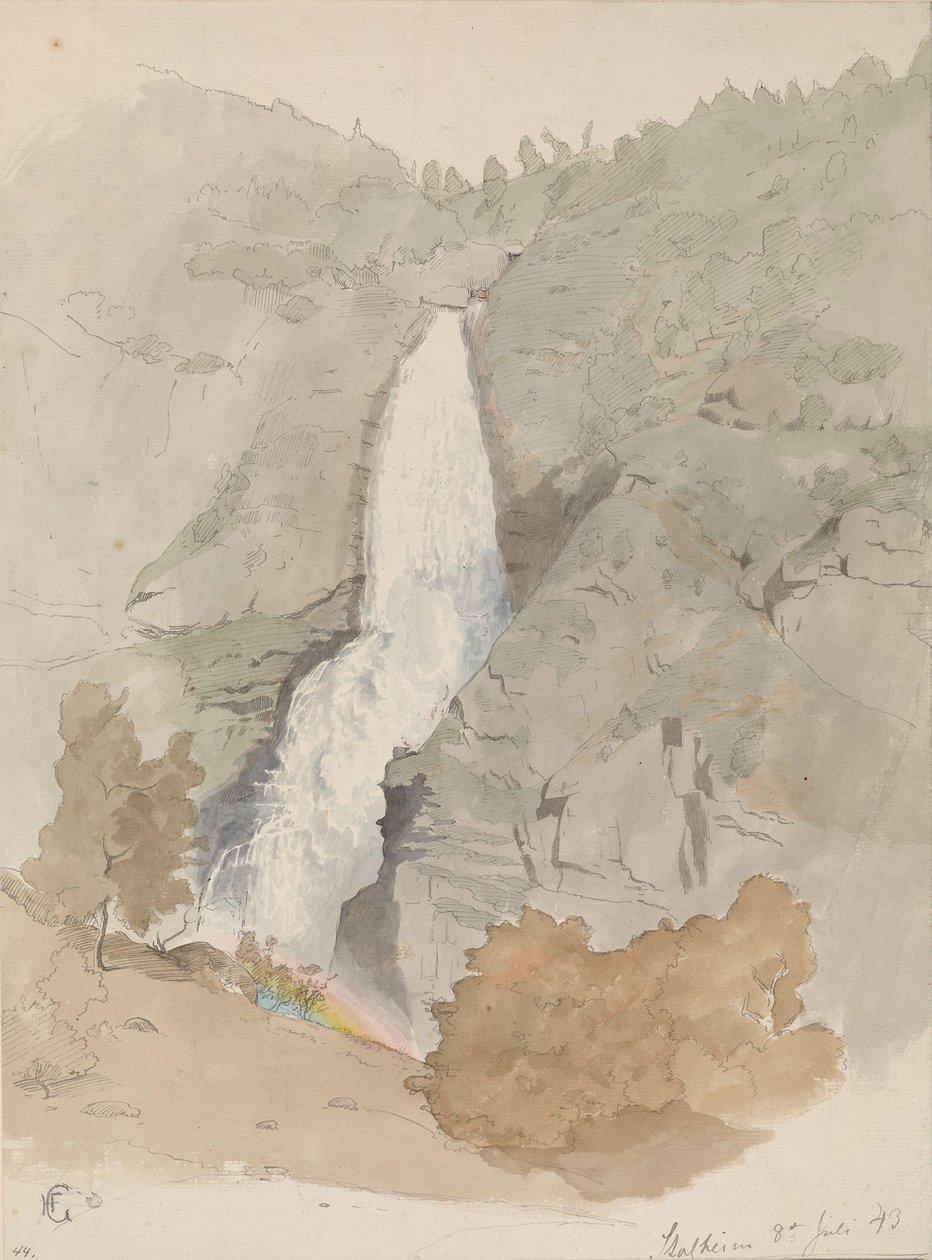 Sivlefoss, Stalheim door Hans Gude
