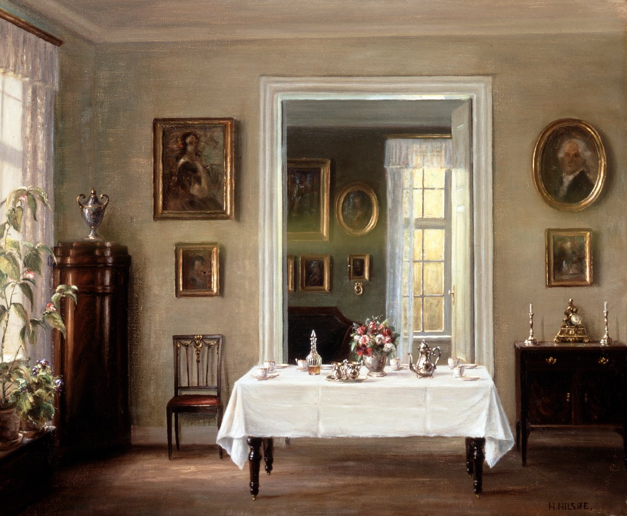 Het interieur door Hans Hilsoe