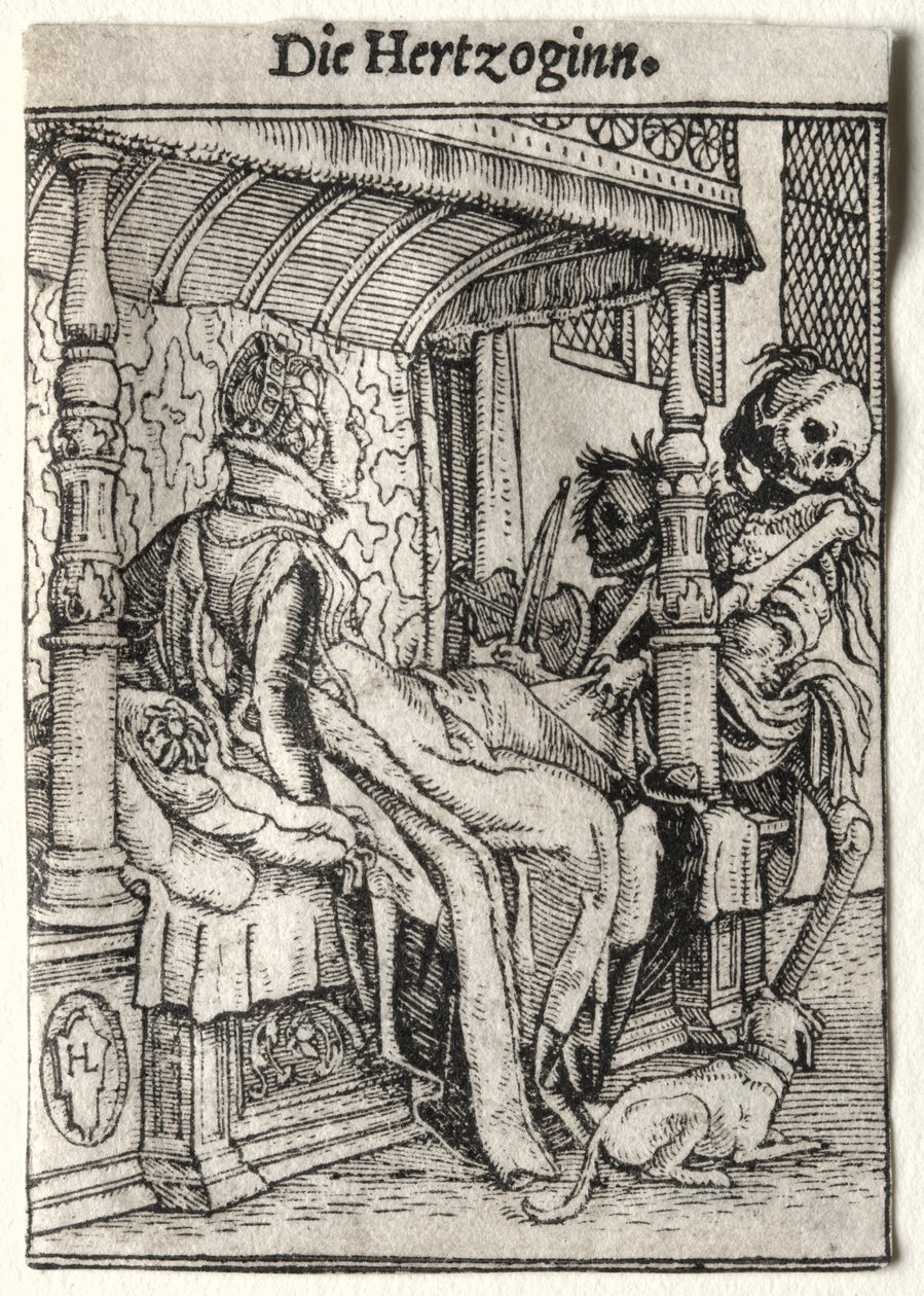 Dans van de Dood: De Hertogin door Hans Holbein