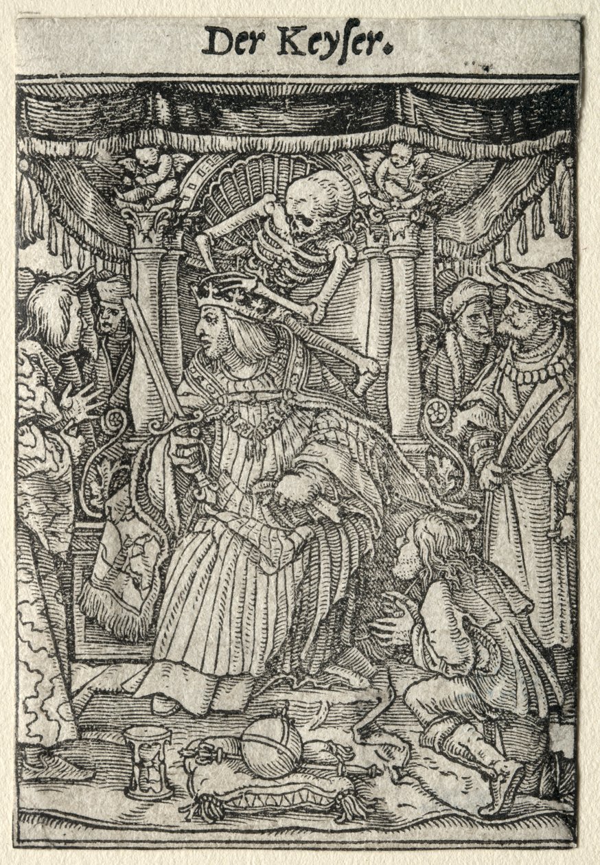 Dans van de Dood: De Keizer door Hans Holbein
