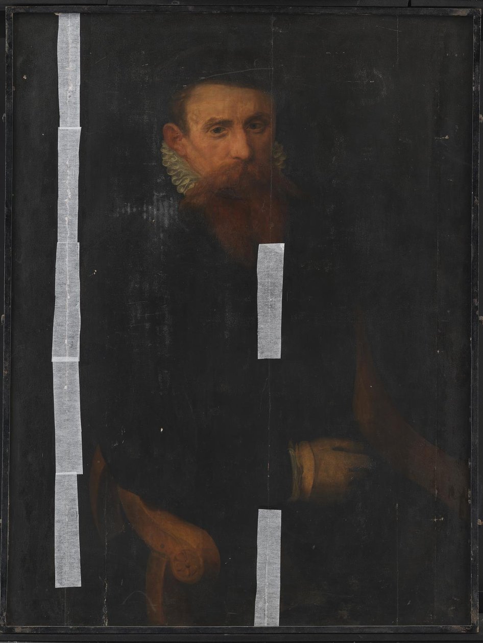 Portret van een man door Hans Holbein d.Y.