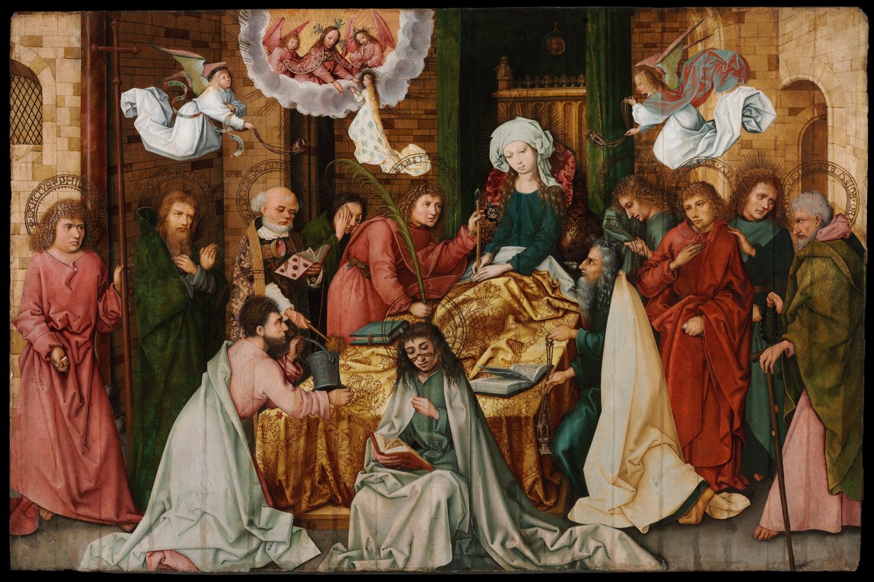 Doopsel van de Maagd door Hans Holbein the Elder