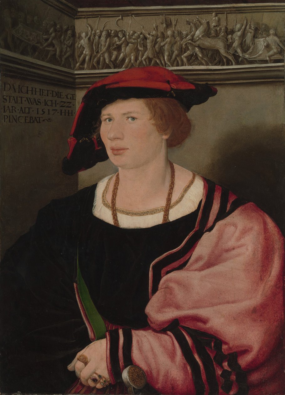 Benedikt von Hertenstein door Hans Holbein der Jüngere