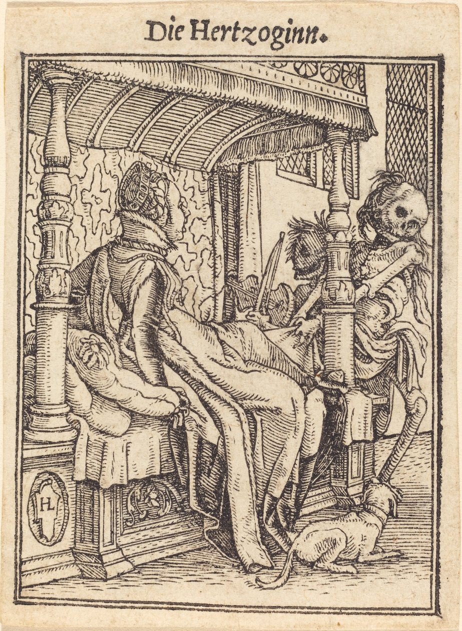 De Hertogin door Hans Holbein der Jüngere