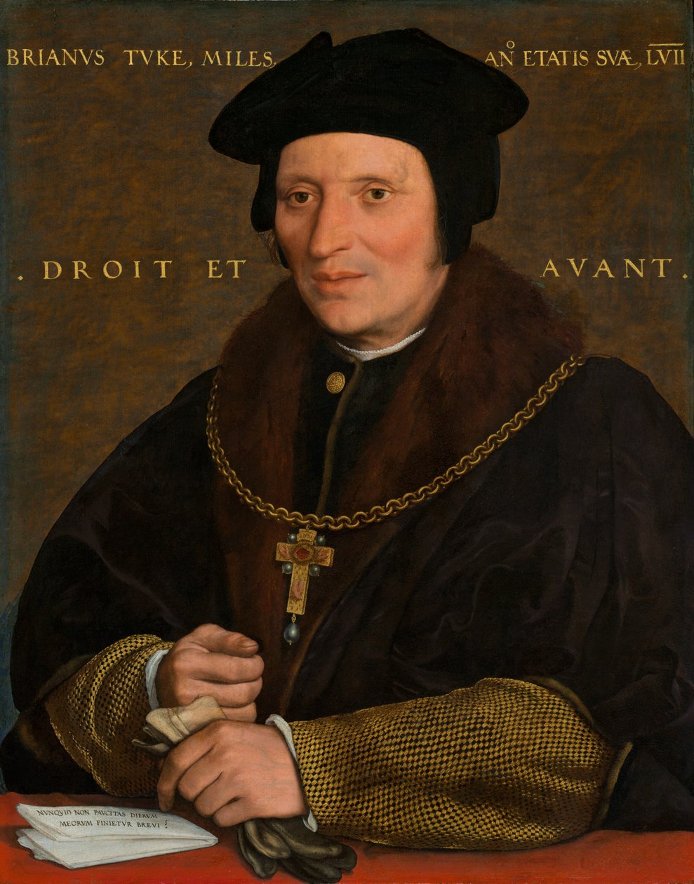 Sir Brian Tuke door Hans Holbein der Jüngere