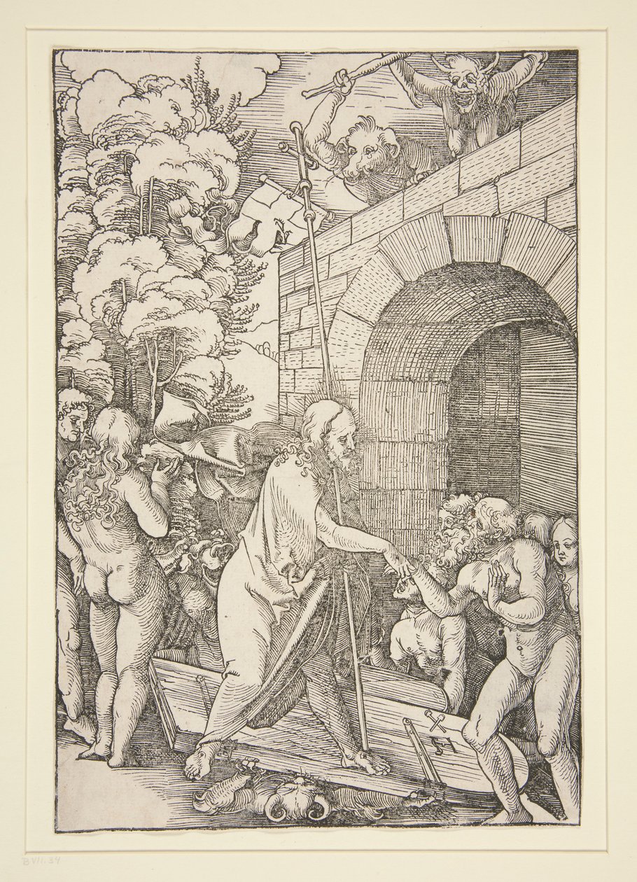 Christus in het voorgeborchte door Hans Leonard Schaufelein