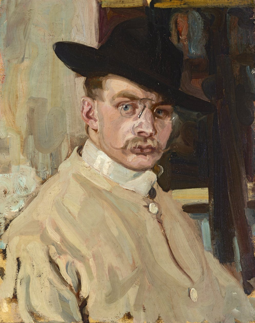 Zelfportret door Hans Lesker
