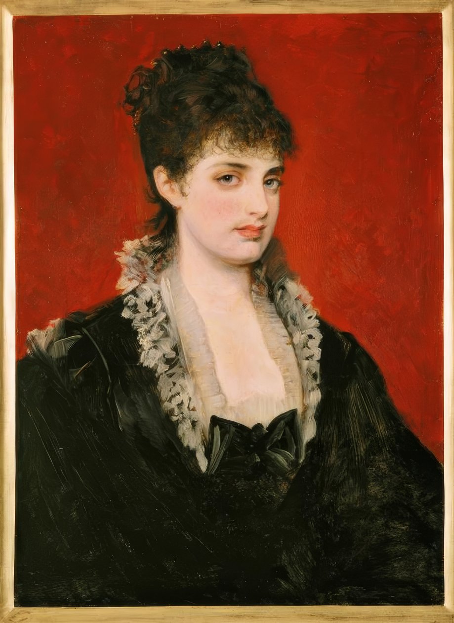 Anna van Waldberg (1831–1884) door Hans Makart