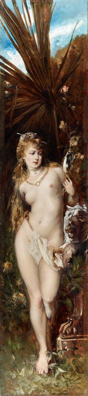 De vijf zintuigen: Het gezicht door Hans Makart