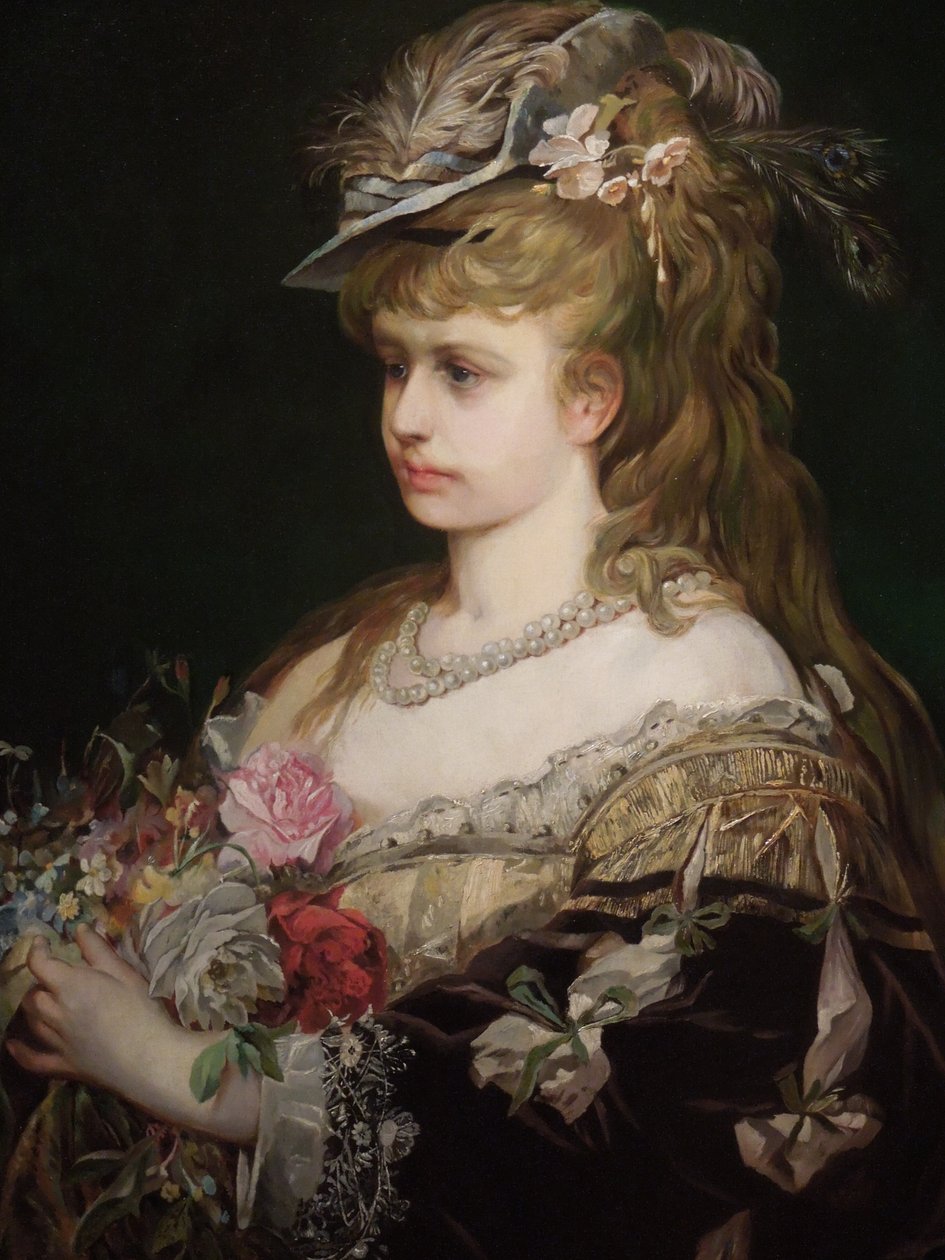 Hans Makart - Flora door Hans Makart
