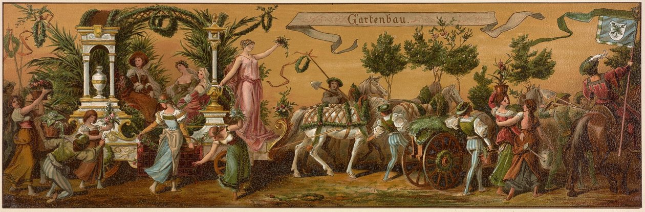 Hans Makarts processie van de stad Wenen door Hans Makart