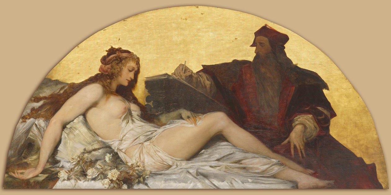 Leonardo da Vinci door Hans Makart