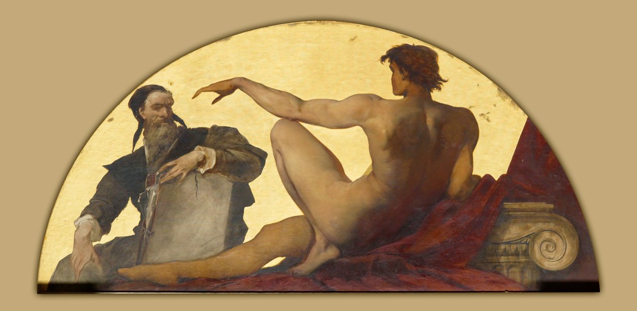 Michelangelo Buonarroti door Hans Makart