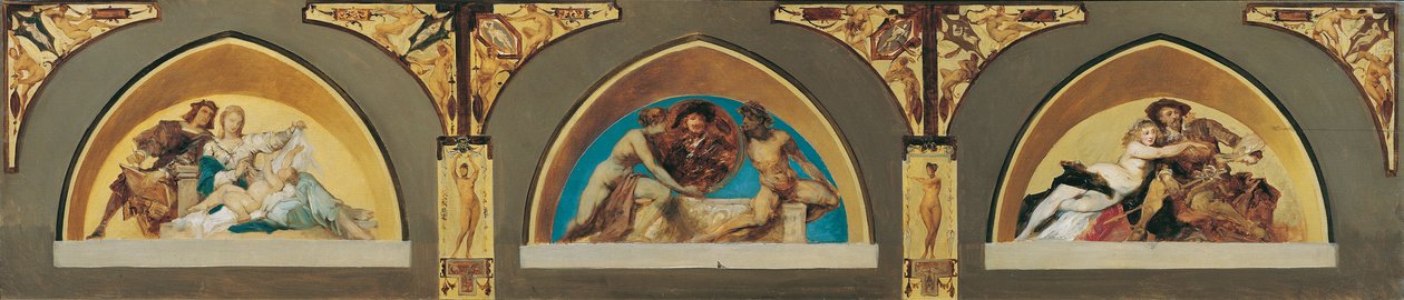 Raffael, Rembrandt, Rubens door Hans Makart