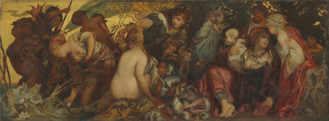 Schatten van de Zee door Hans Makart
