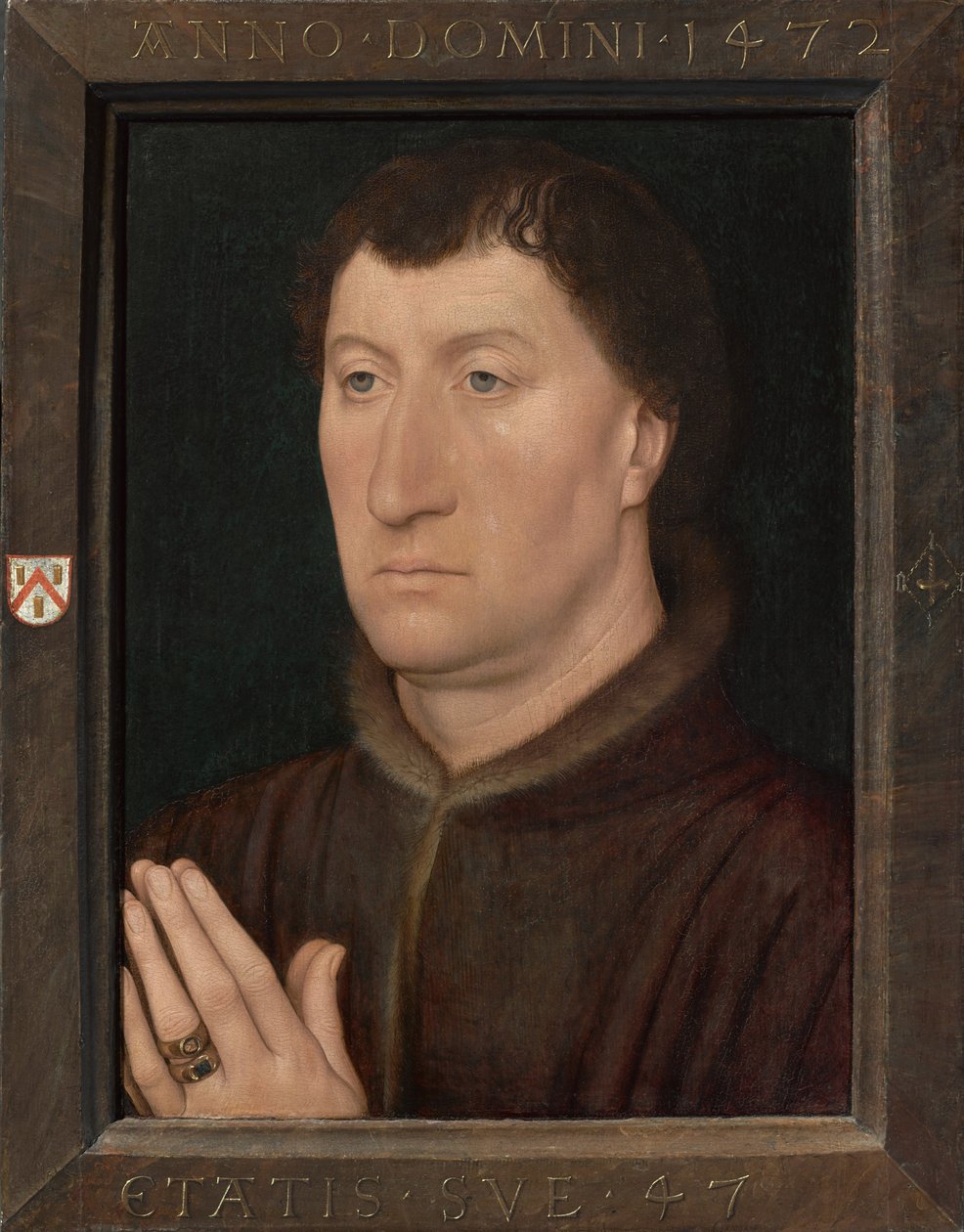 De kanunnik Gilles Joye, 1472 door Hans Memling