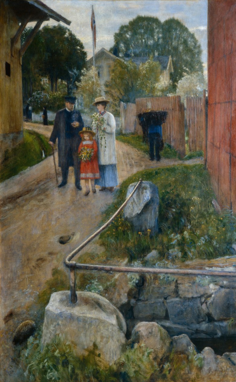 Van Aasgaardstrand door Hans Olaf Heyerdahl