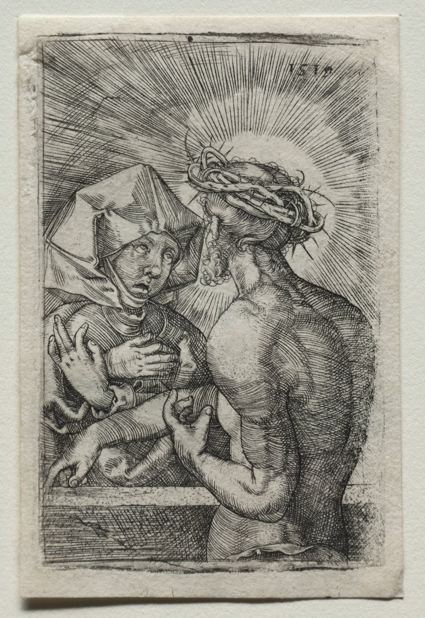 Christus en de Maagd door Hans Sebald Beham