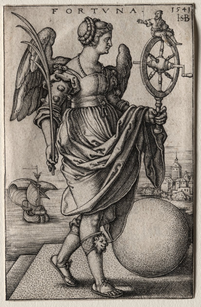 Fortuin door Hans Sebald Beham