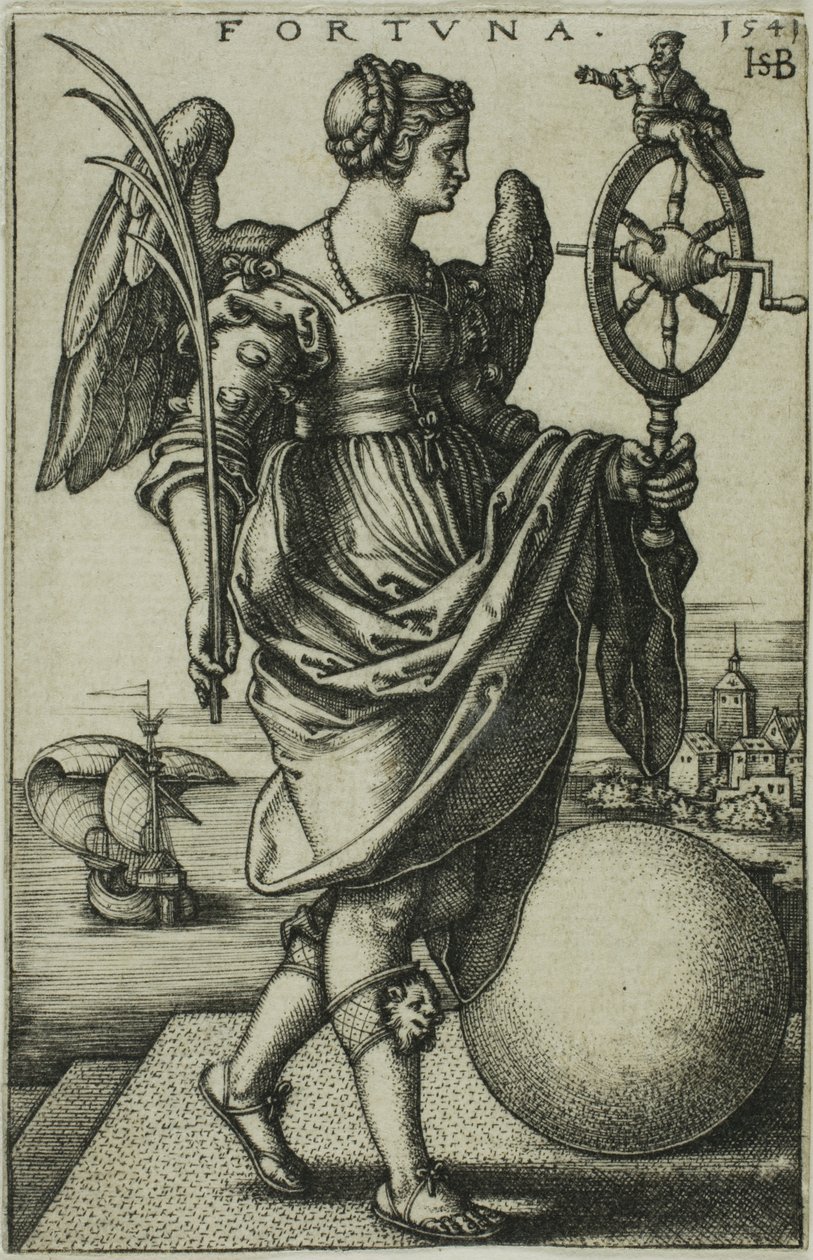 Fortuin door Hans Sebald Beham