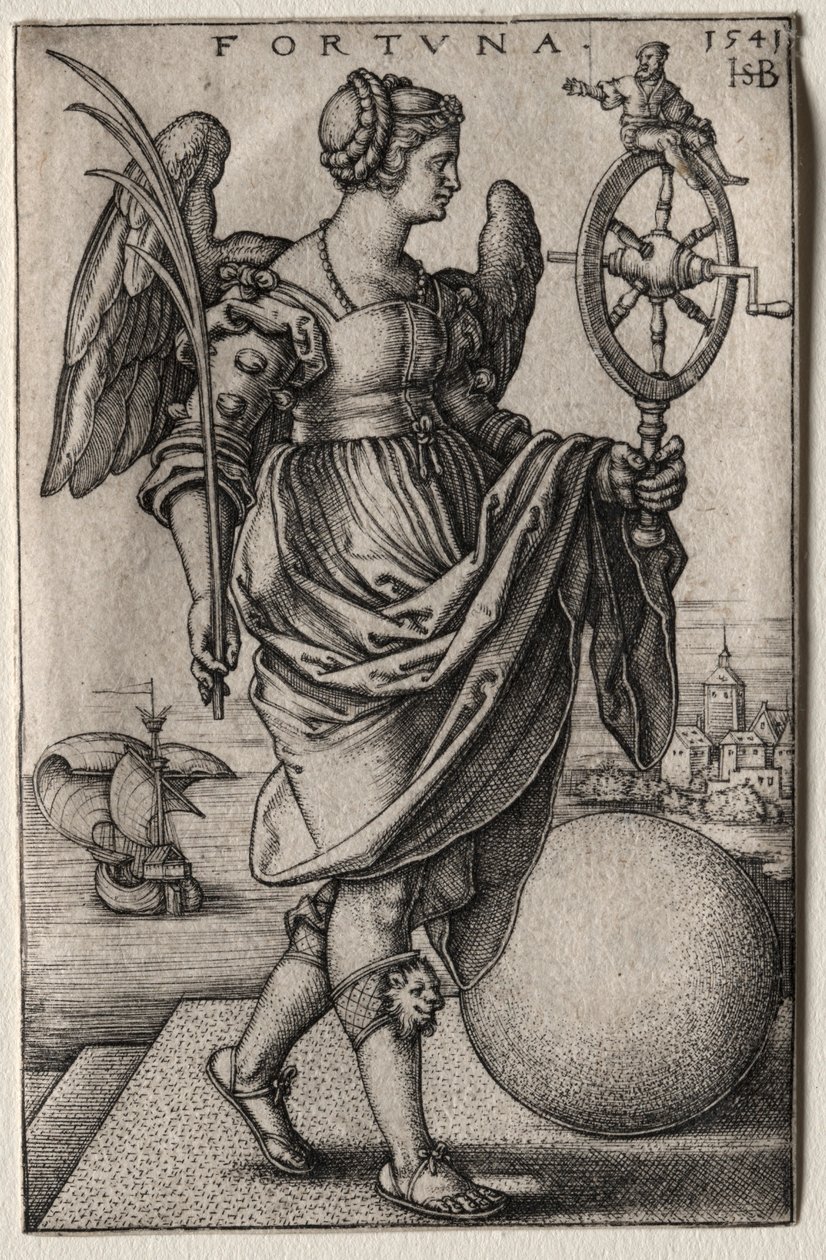 Fortuin, 1541 door Hans Sebald Beham