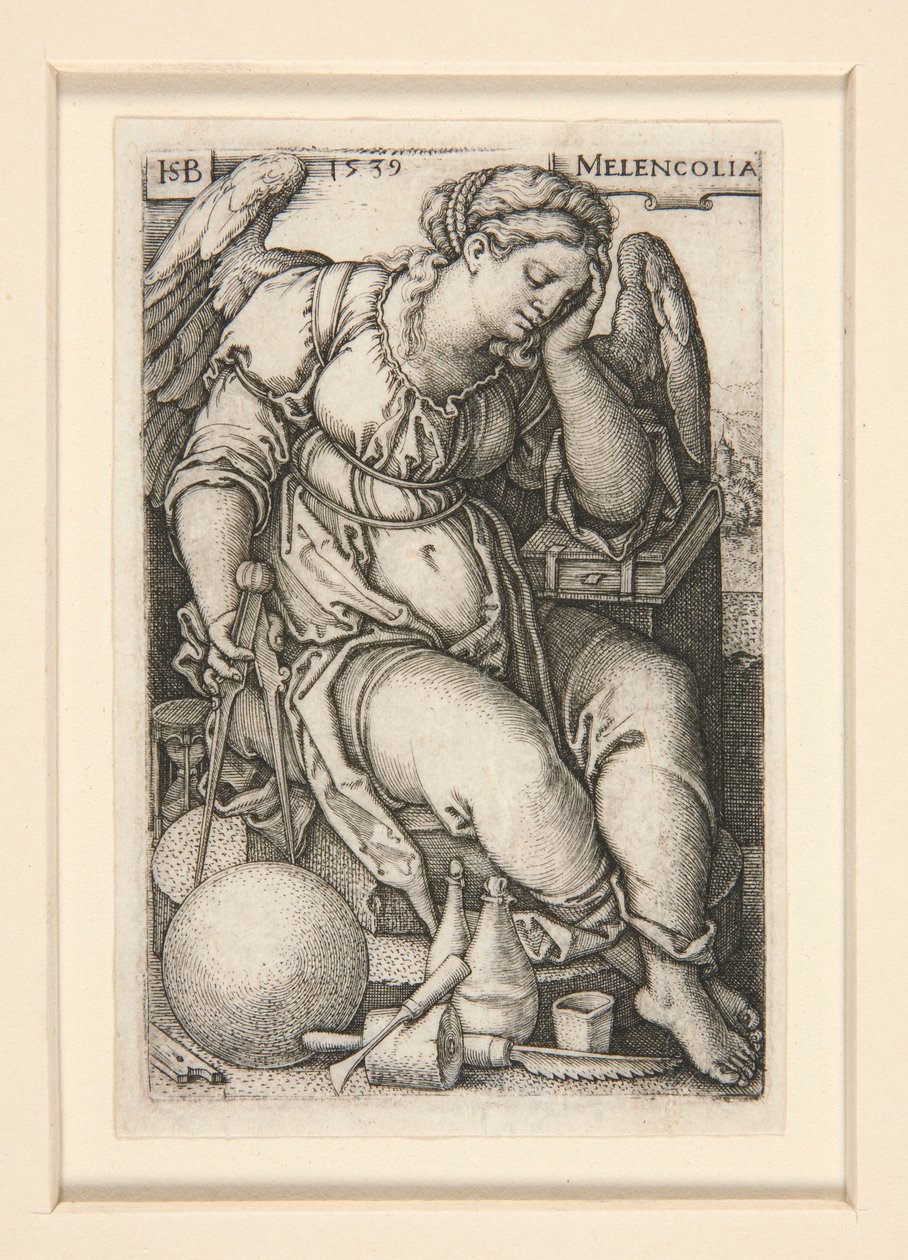 Melencolia door Hans Sebald Beham