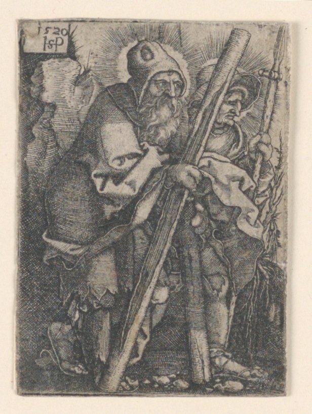 Sint Andreas en Sint Thomas door Hans Sebald Beham