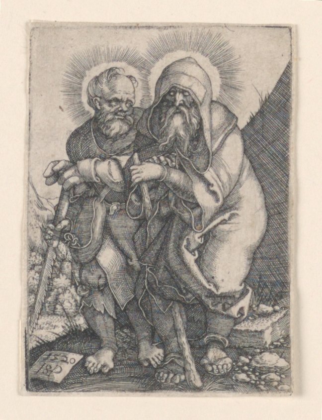 Sint Simon en Sint Thaddeus door Hans Sebald Beham