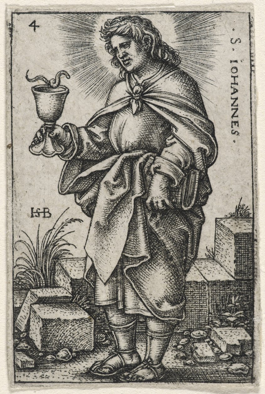 Sint Johannes door Hans Sebald Beham