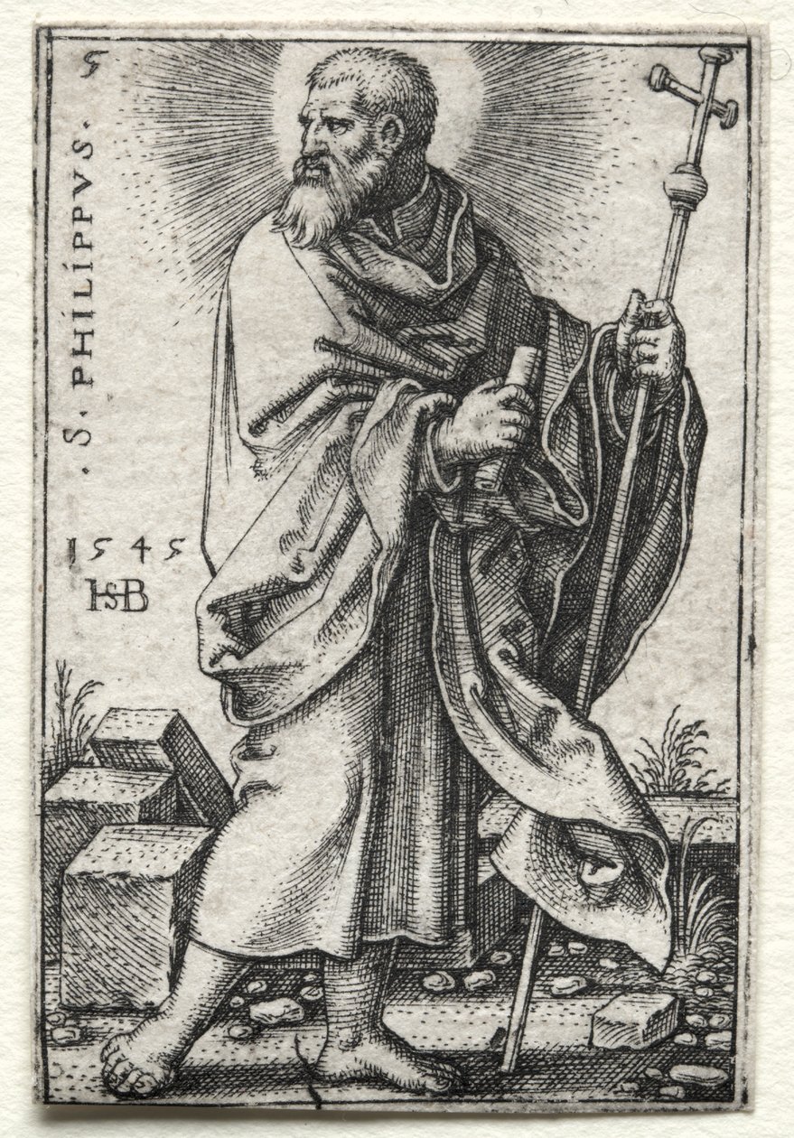 Sint Filippus door Hans Sebald Beham