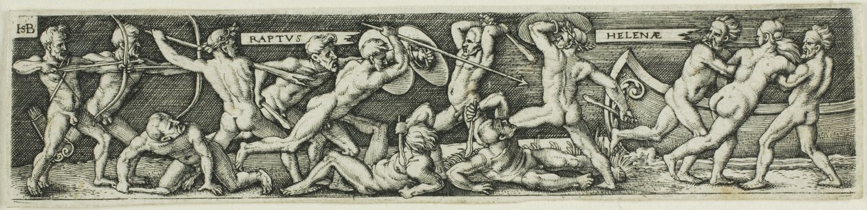 De ontvoering van Helen door Hans Sebald Beham