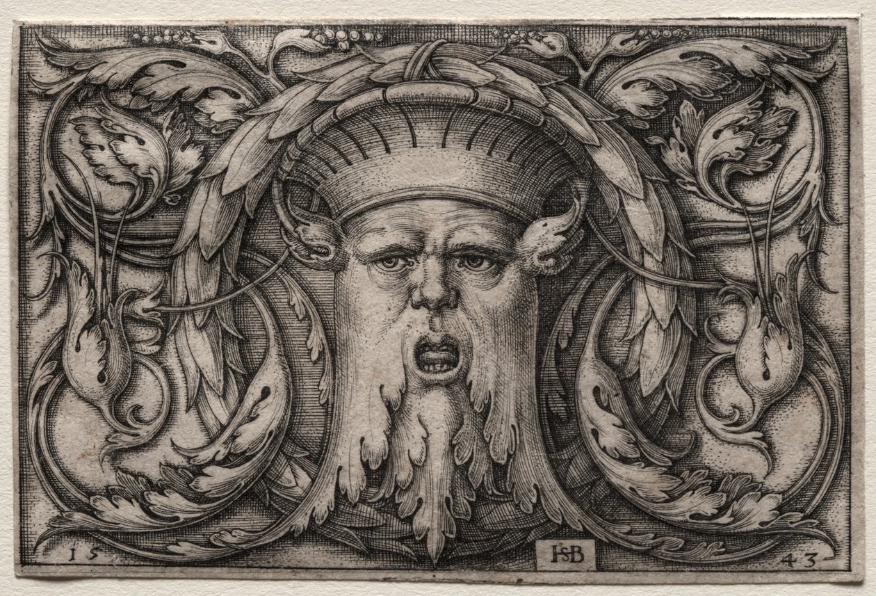 Het Masker door Hans Sebald Beham