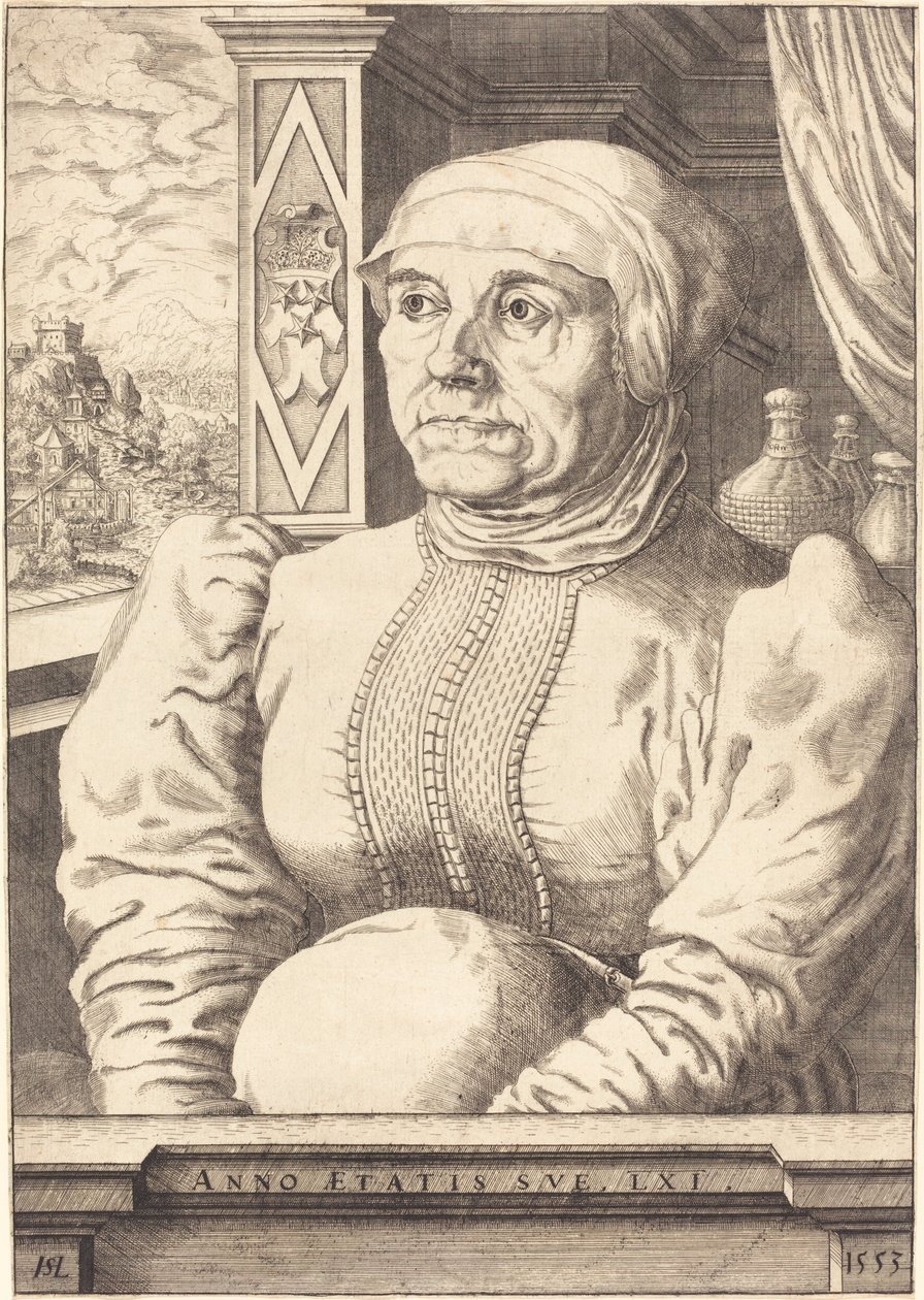 Felicitas von Eckh Freyberg, 1553 door Hans Sebald Lautensack