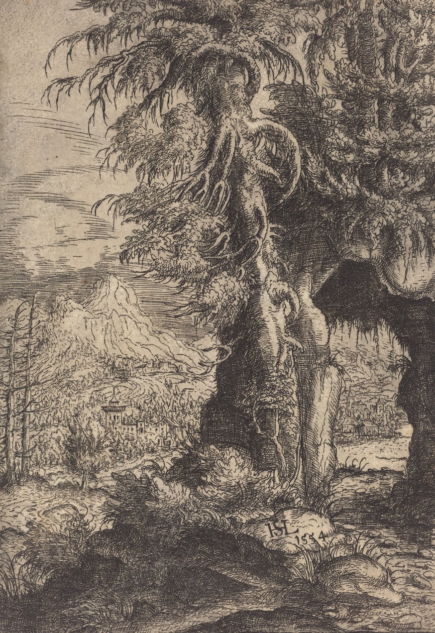 De Poort in de Rotsen, 1554 door Hans Sebald Lautensack