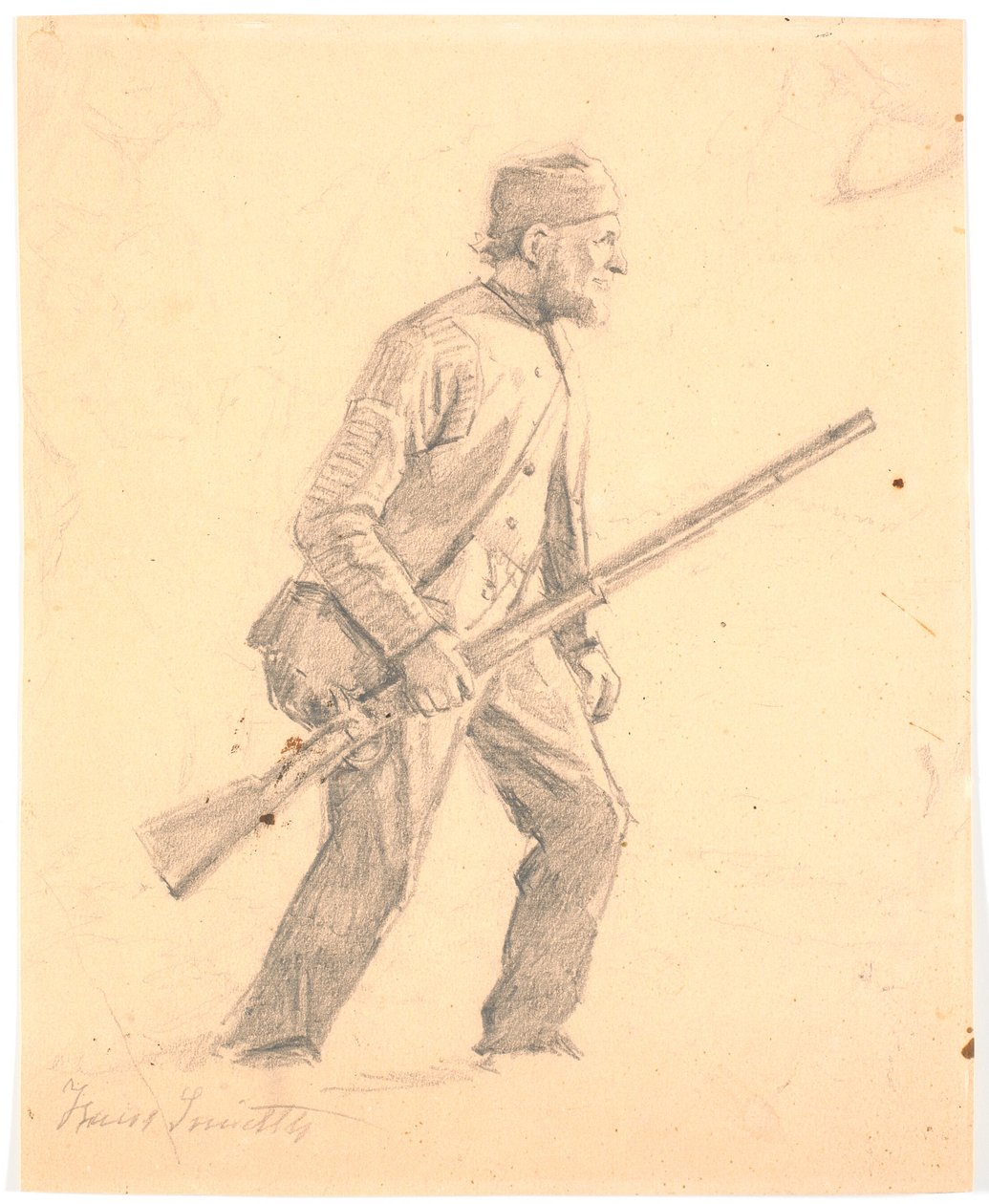 Stroper, studie door Hans Smidth