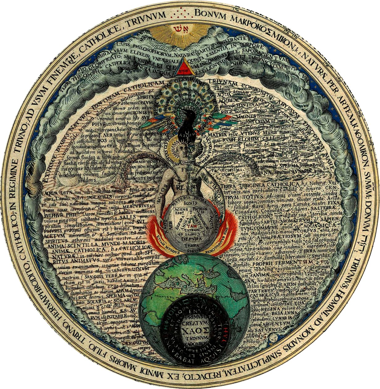 Hermafrodiet, 1595 door Hans Vredeman de Vries