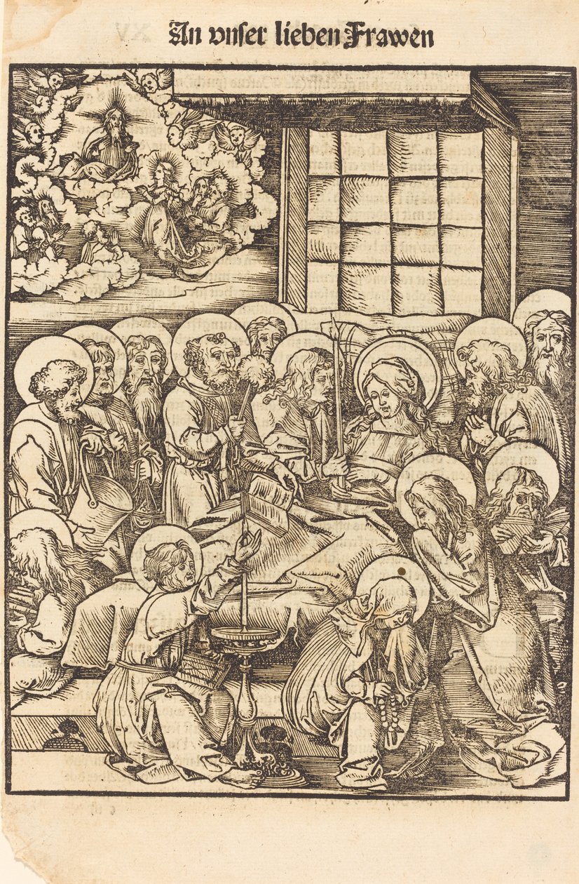 De dood van de Maagd door Hans Wechtlin I