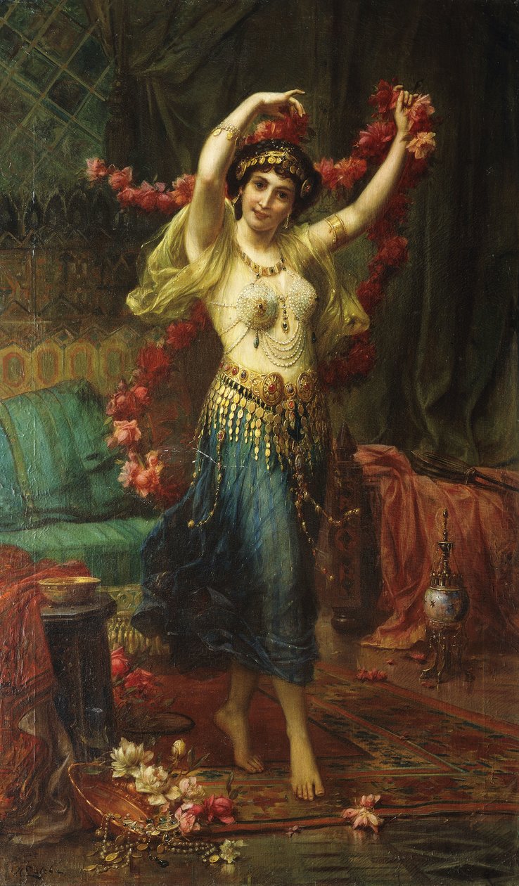 Een Odalisk door Hans Zatzka