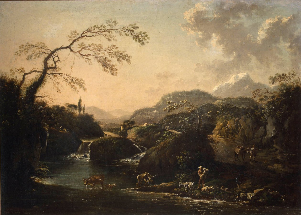 Landschap door Hans de Jode