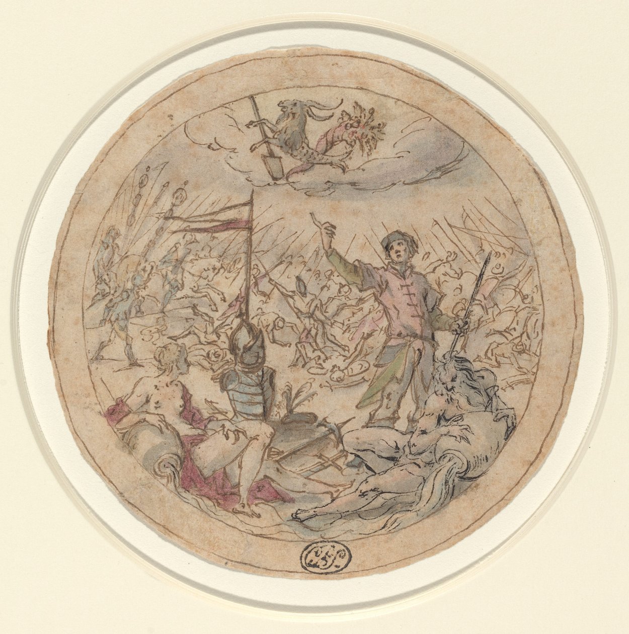 Allegorie op de Turkse Oorlogen door Hans von Aachen